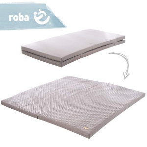 Saltea de joaca pliabila roba 60 x 120 cm, culoare antracit, cu husa detasabila - Img 9
