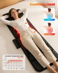 Saltea de Masaj COMFIER cu 10 Motoare de Vibratie, 5 Moduri si Functie de Incalzire - Img 3