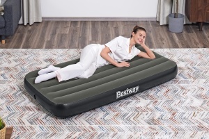 Saltea gonflabila Bestway Tritech Air Mattress Twin 188x99x25 cm cu kit de reparatie - Img 2