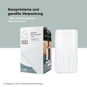 Saltea pentru copii Babymoov CosyLite 70x140cm - 10cm grosime, suport ergonomic - Img 7
