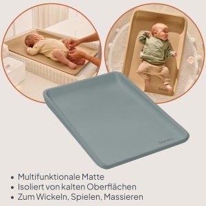 Saltea pentru schimbat bebelusi Lionelo Megs, 70x49 cm, impermeabila, usor de curatat - Img 3