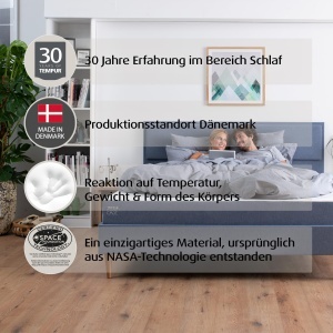 Saltea TEMPUR Ease 90 x 200 cm, inaltime 18 cm, confort mediu - Img 6