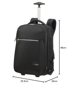 Samsonite Litepoint Rucsac Laptop 173 inch cu roti USB Negru - Img 9