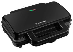 Sandwich maker Bestron ASM90XLZ, 900W, 2 sandwich-uri, negru mat - Img 2