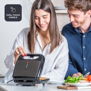 Sandwich Maker BLACKDECKER BXSA753 750W Placi Antiaderente Compact si Usor de Depozitat - Img 6