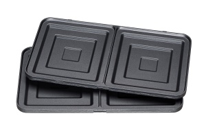Sandwich Maker CONCEPT Hausgerate SV3070, 900 W, 4 in 1, Negru - Img 7