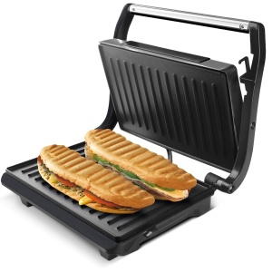 Sandwich Maker Electric Taurus Amazing GR1700, 700W, Placi Antiaderente, Negru