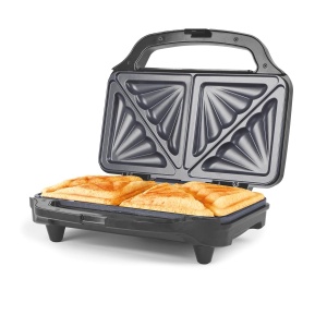 Sandwich Maker Salter EK2017TFVDE, 900W, Antihaft, Capacitate 2 Sandwichuri