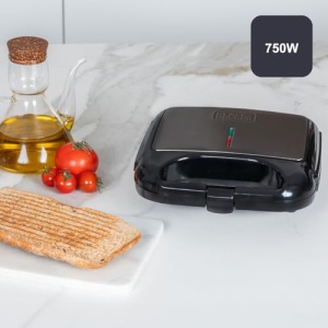 Sandwichmaker BLACKDECKER BXSA752 750W Placi Antiaderente Compact - Img 2