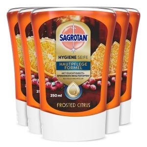 Sapun lichid Sagrotan Frosted Citrus Editie Limitata 5 x 250 ml
