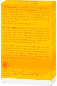 Sapun vegetal Weleda Calendula 100 g pentru piele sensibila, vegan - Img 2