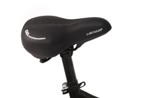Sattel Bicicleta Dunlop, Negru, 26.5x18.5 cm, Gel pentru Confort - Img 3