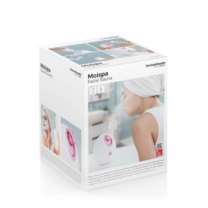 Sauna electrica pentru fata InnovaGoods, 90ml, alb-roz, design ergonomic - Img 8
