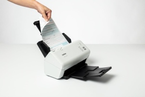 Scanner documente Brother ADS-4300N, duplex, 40 paginimin, alb - Img 2