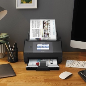 Scanner documente Epson Workforce ES-590W, 45 paginimin, touchscreen 10.9 cm, wireless - Img 6