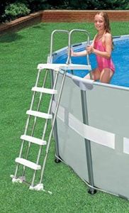 Scara de siguranta Intex 28077, pentru piscine de 132 inaltime, gri - Img 3