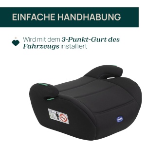 Scaun auto Chicco Quasar i-Size, pentru copii 7-12 ani, 126-150 cm, Negru - Img 3