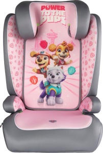 Scaun auto copii Tataway Paw Patrol, 15-36 kg, reglabil, roz - Img 2