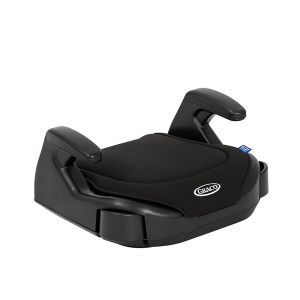 Scaun auto Graco Booster Basic R129, pentru copii 7-12 ani, negru, cu suport pentru bauturi