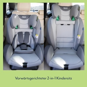 Scaun auto Graco FlexiGrow R129 2 in 1 Negru Onyx Protectie laterala avansata - Img 4