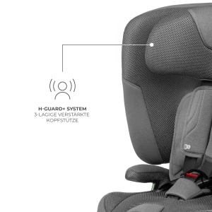 Scaun Auto Kinderkraft FIX2GO, 76-150 cm, cu Isofix, Gri - Img 8