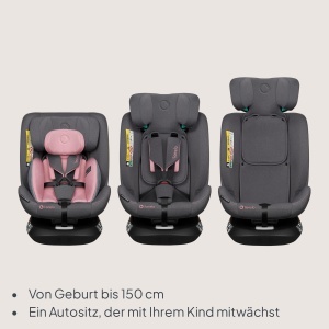 Scaun auto Lionelo Bastiaan i-Size 360 rotativ, 40-150 cm, ISOFIX - Img 3