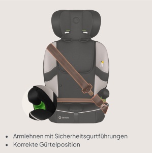 Scaun Auto Lionelo Billy i-Size 76-150 cm, 5-Punct, cu ISOFIX, Comfortabil - Img 4