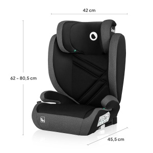 Scaun auto Lionelo Hugo i-Size, grupa 23, 100-150 cm, cu ISOFIX si protectie laterala - Img 9