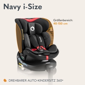 Scaun auto Lionelo Navy i-Size 360deg 40-150 cm ISOFIX reglabil pentru copii - Img 2