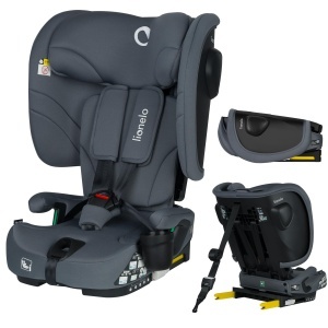 Scaun Auto Lionelo Nelly i-Size, Faltabil, 76-150 cm, ISOFIX, Cu Protectie Laterala