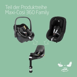 Scaun auto Maxi-Cosi Pearl 360, rotire 360 grade, 3 luni - 4 ani, negru - Img 9