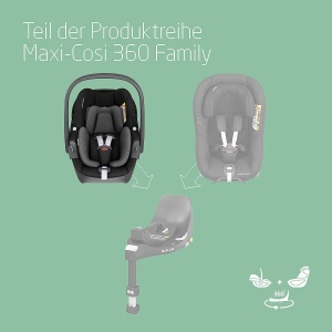 Scaun auto Maxi-Cosi Pebble 360, rotativ, pentru nou-nascuti, 0-15 luni, negru - Img 9