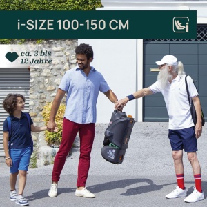Scaun auto pentru copii Chicco FoldGo I-Size 15-36 kg cu conectori ISOFIX Grupa 23 pentru copii 3-12 ani pliabil si pliabil protectie laterala reglabi - Img 2