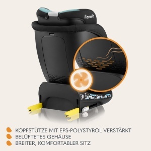 Scaun auto pentru copii LIONELO NAVY i-Size, 40-150 cm, rotativ 360, ISOFIX - Img 4