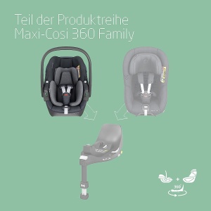 Scaun auto pentru copii Maxi-Cosi Pebble 360, 0-15 luni, rotativ, gri - Img 9