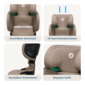 Scaun auto pentru copii Maxi Cosi Tanza B, 100-150 cm, Compact, Usor, Truffle - Img 6