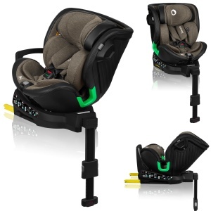 Scaun auto rotativ Lionelo Harmony I-Size 360deg sistem ISOFIX reglaj spatar si tetiera