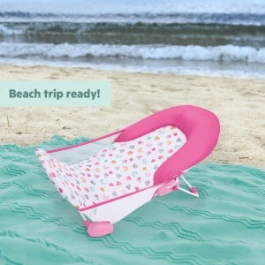 Scaun de baie pentru bebelusi Disney Baby Minnie Mouse, 2 pozitii, 0-6 luni, Bright Starts - Img 3