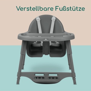 Scaun de masa 2-in-1 Bebeconfort Meely, reglabil, 6 luni3 ani, Dark Grey - Img 7