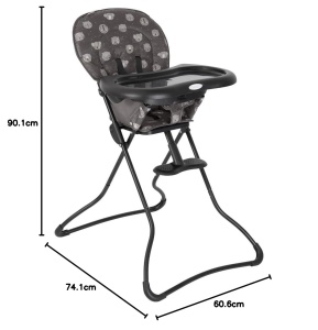 Scaun de masa Graco Snack N Stow, compact, 5,4 kg, ajustabil - Img 2