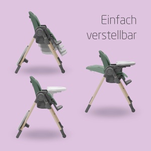Scaun de masa pentru copii Maxi-Cosi Minla, 6 in 1, 0-14 ani, 9 inaltimi, Eco Care - Img 3