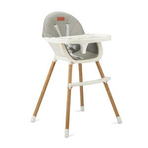 Scaun de masa pentru copii MoMi REKI 2-in-1, 6-36 luni, 5 puncte de siguranta