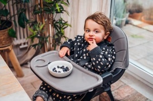 Scaun de masa pentru copii MoMi REKI 2-in-1, 6-36 luni, 5 puncte de siguranta - Img 11