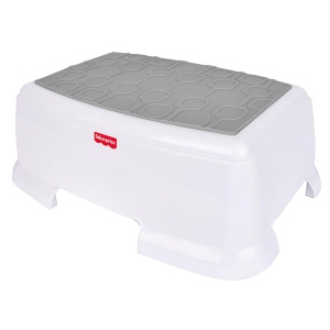 Scaun de sprijin Fisher-Price, rampa antiderapanta, design usor, alb