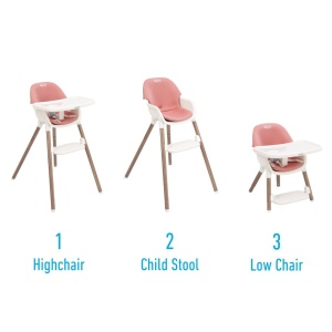 Scaun multifunctional Graco Presti 3-in-1 compact si usor Dusty Rose - Img 2