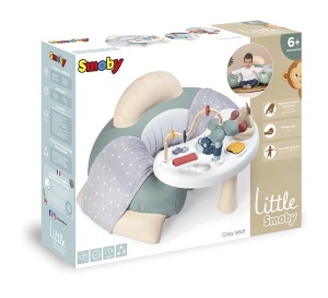 Scaun pentru bebelusi Smoby Little Smoby cu masa de activitati, pe baza de aer, 66 x 70 x 46 cm - Img 7