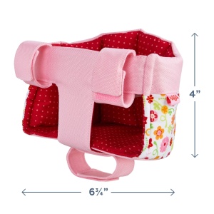 Scaun pentru papusi HABA 1304109001, cu prindere tip Velcro, pentru bicicleta si sanie - Img 8