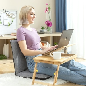 Scaun pliabil InnovaGoods Sitinel negru-gri spatar reglabil design modern - Img 8