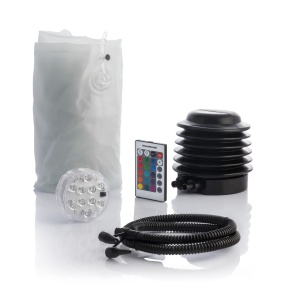 Scaun Umplut InnovaGoods Pulight, LED Multicolor, Waterproof, Alb - Img 8