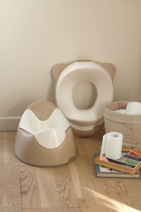 Scaun WC pentru copii BEABA, ergonomic, rucshtes, usor de curatat - Img 8